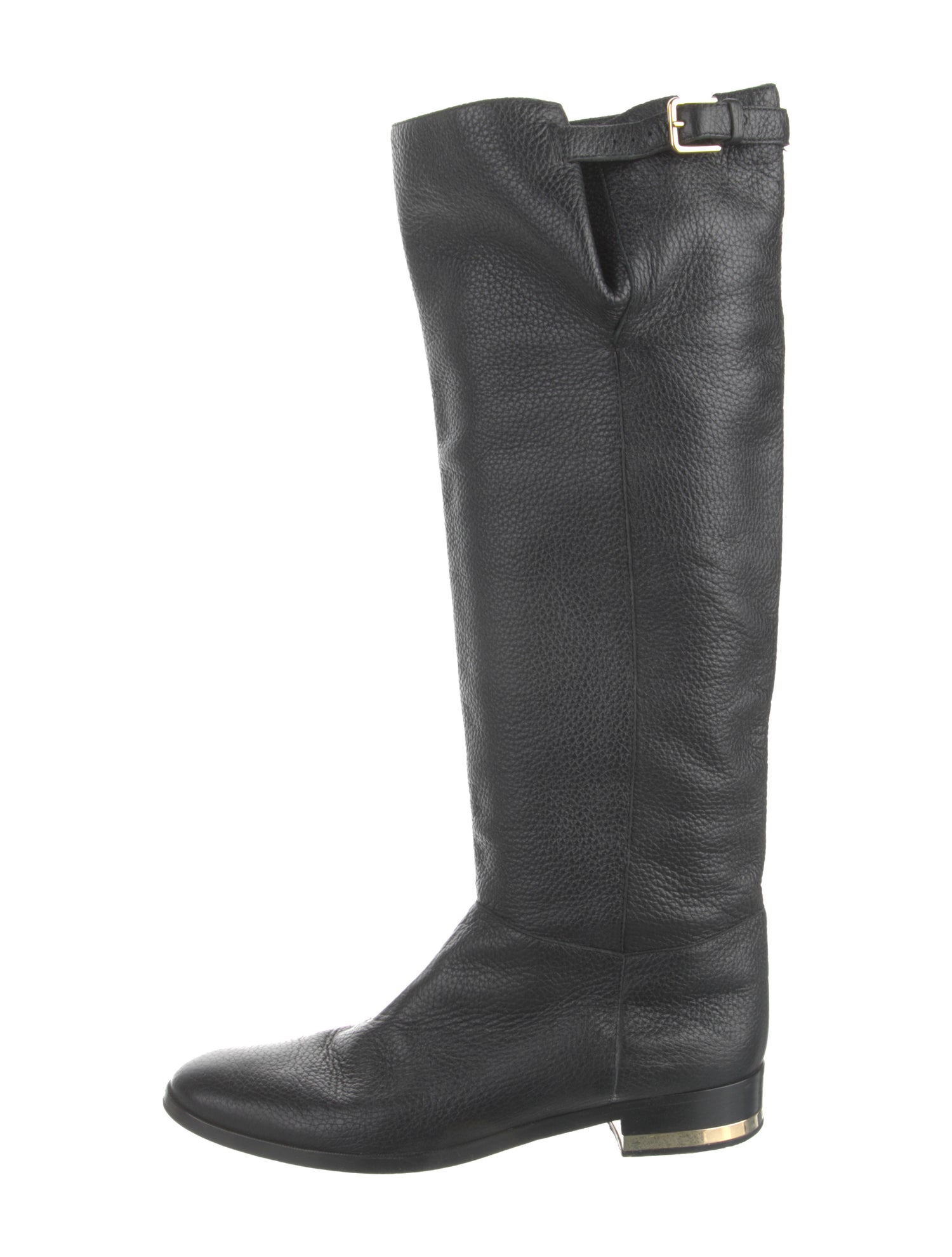 Burberry Leather Riding Boots