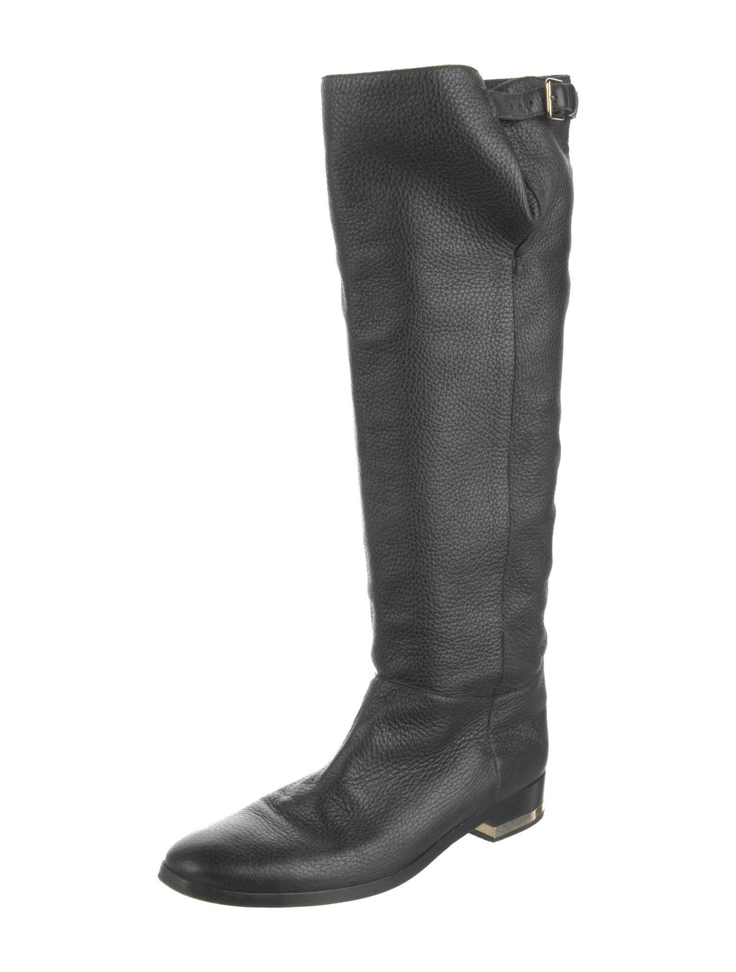 Burberry Leather Riding Boots