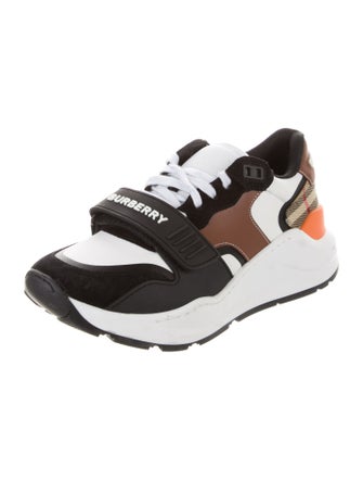Burberry House Check Pattern Mesh Chunky Sneakers