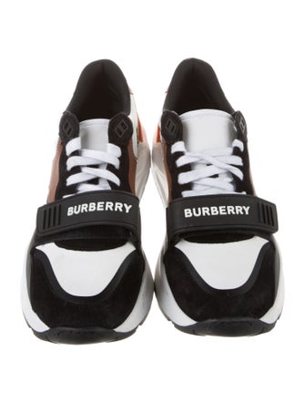 Burberry House Check Pattern Mesh Chunky Sneakers