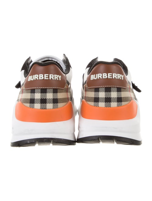 Burberry House Check Pattern Mesh Chunky Sneakers