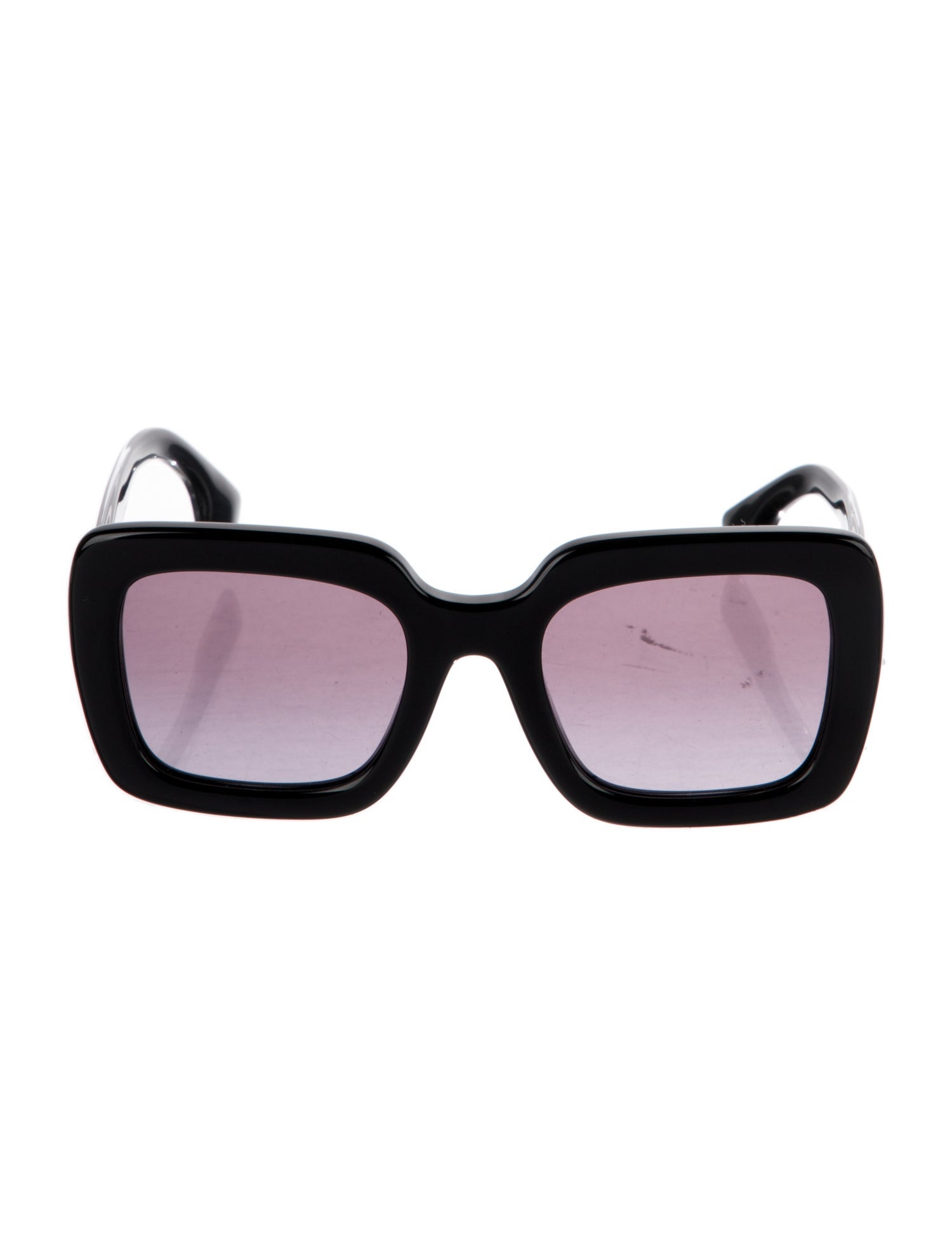 Burberry House Check Pattern Square Sunglasses