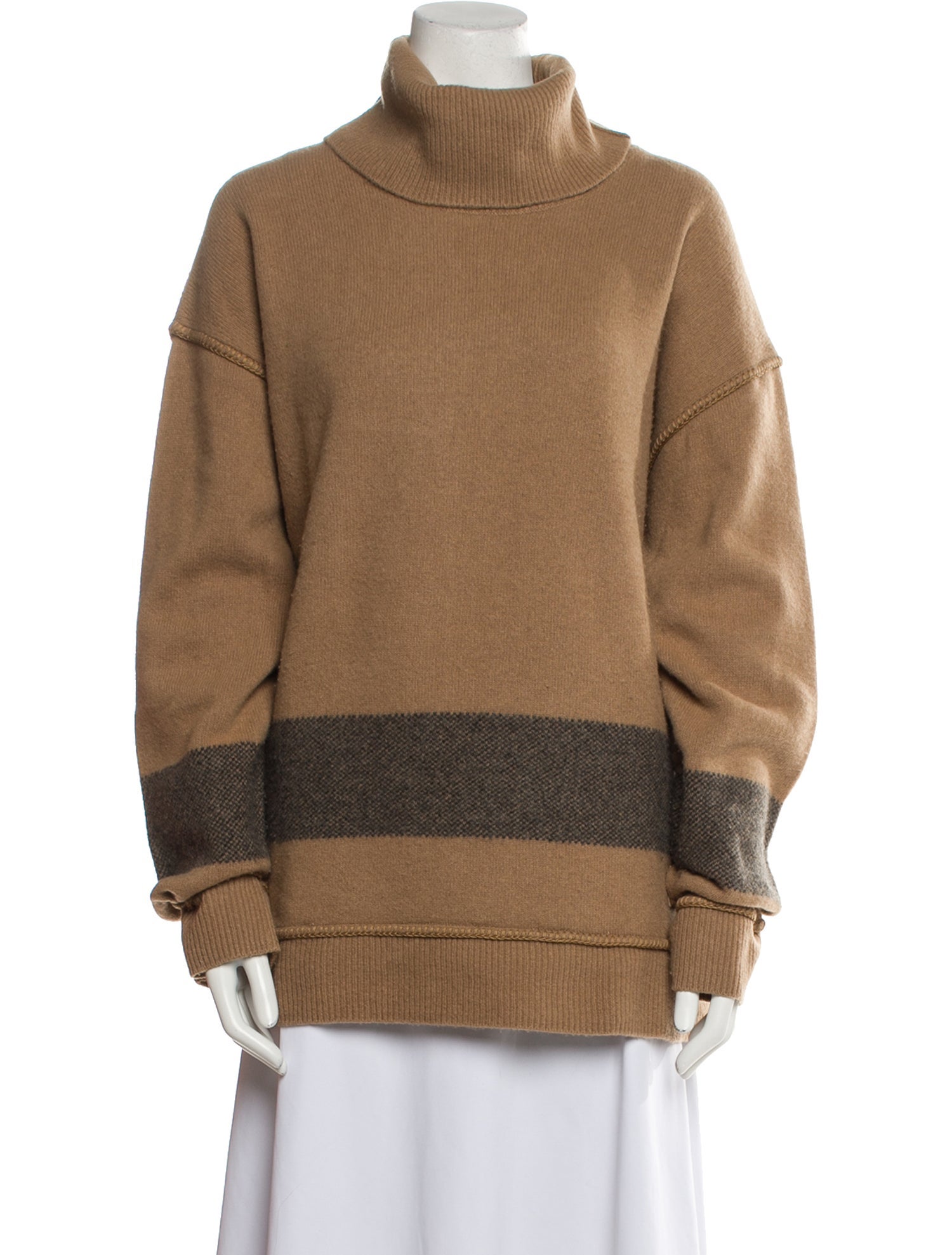 Burberry Wool Colorblock Pattern Sweater w/ Tags
