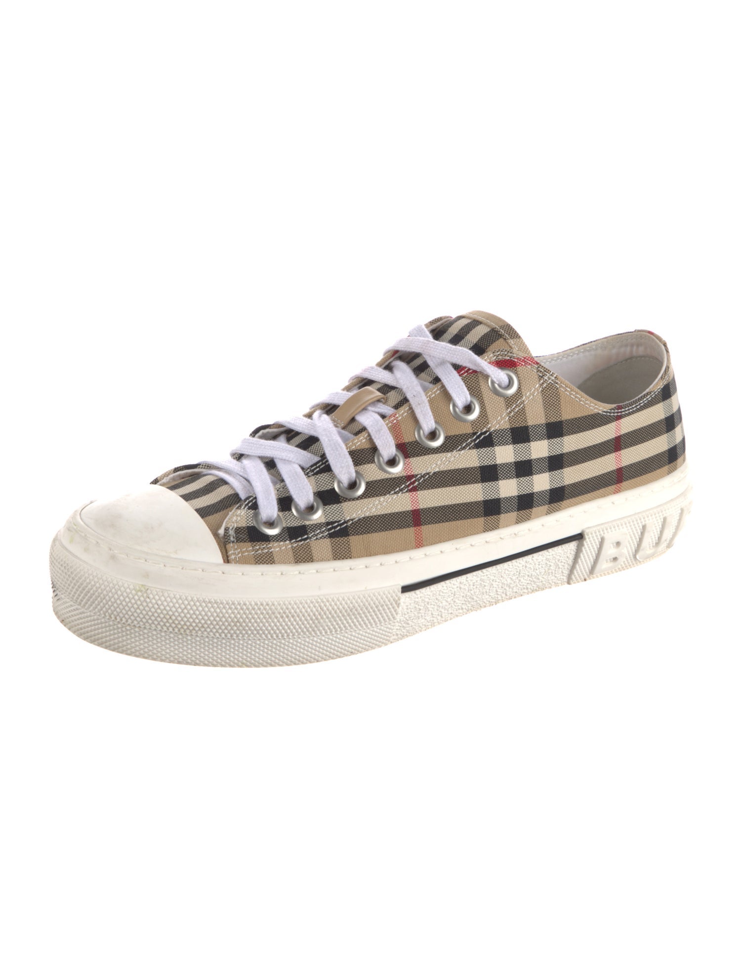 Burberry Canvas Printed Sneakers