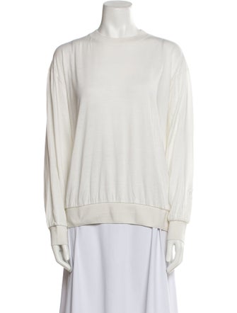 Burberry Silk Crew Neck Sweatshirt