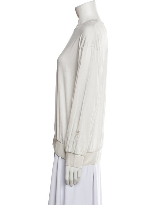 Burberry Silk Crew Neck Sweatshirt