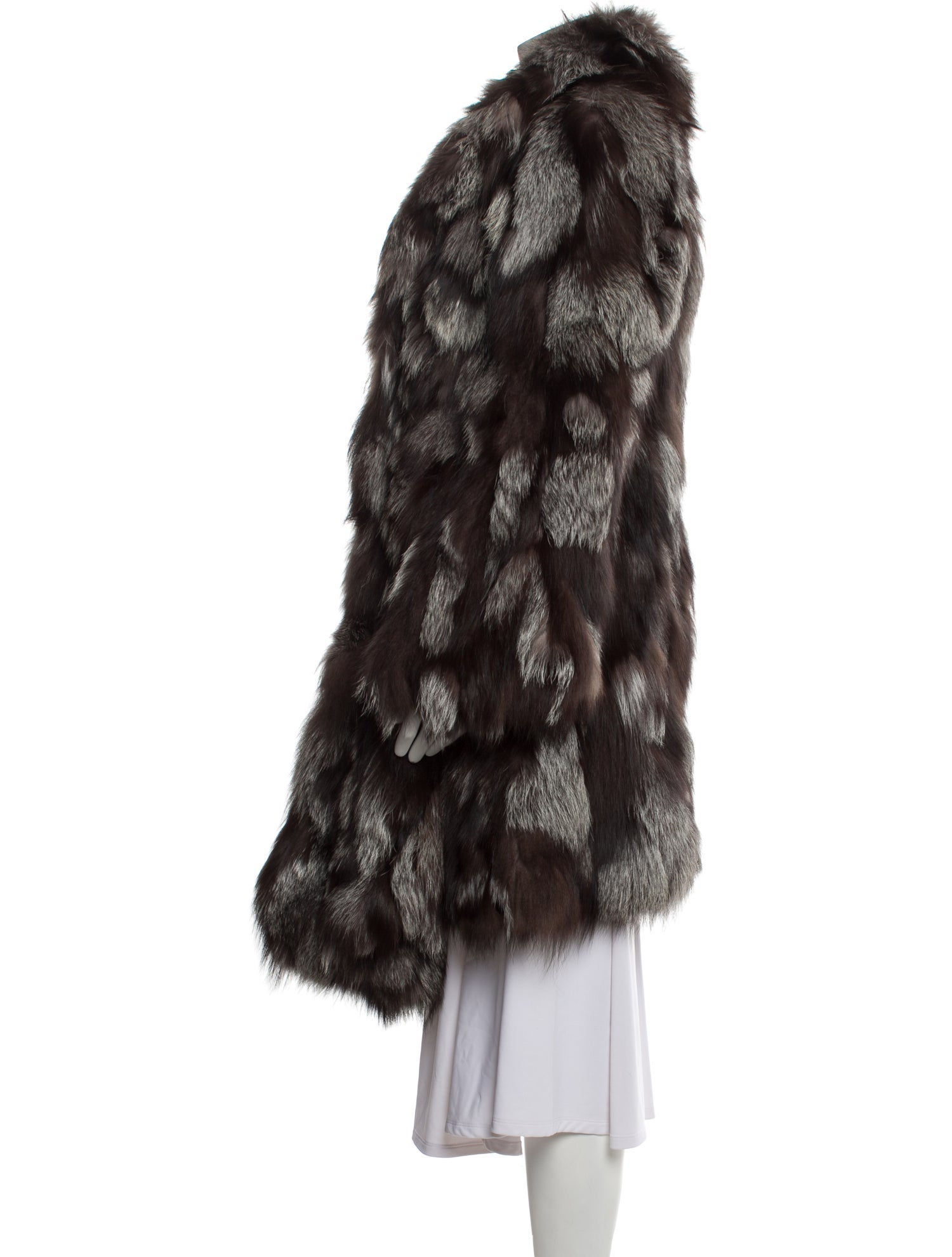 Burberry Fox Faux Fur Coat