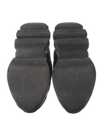 Burberry Leather Athletic Sneakers