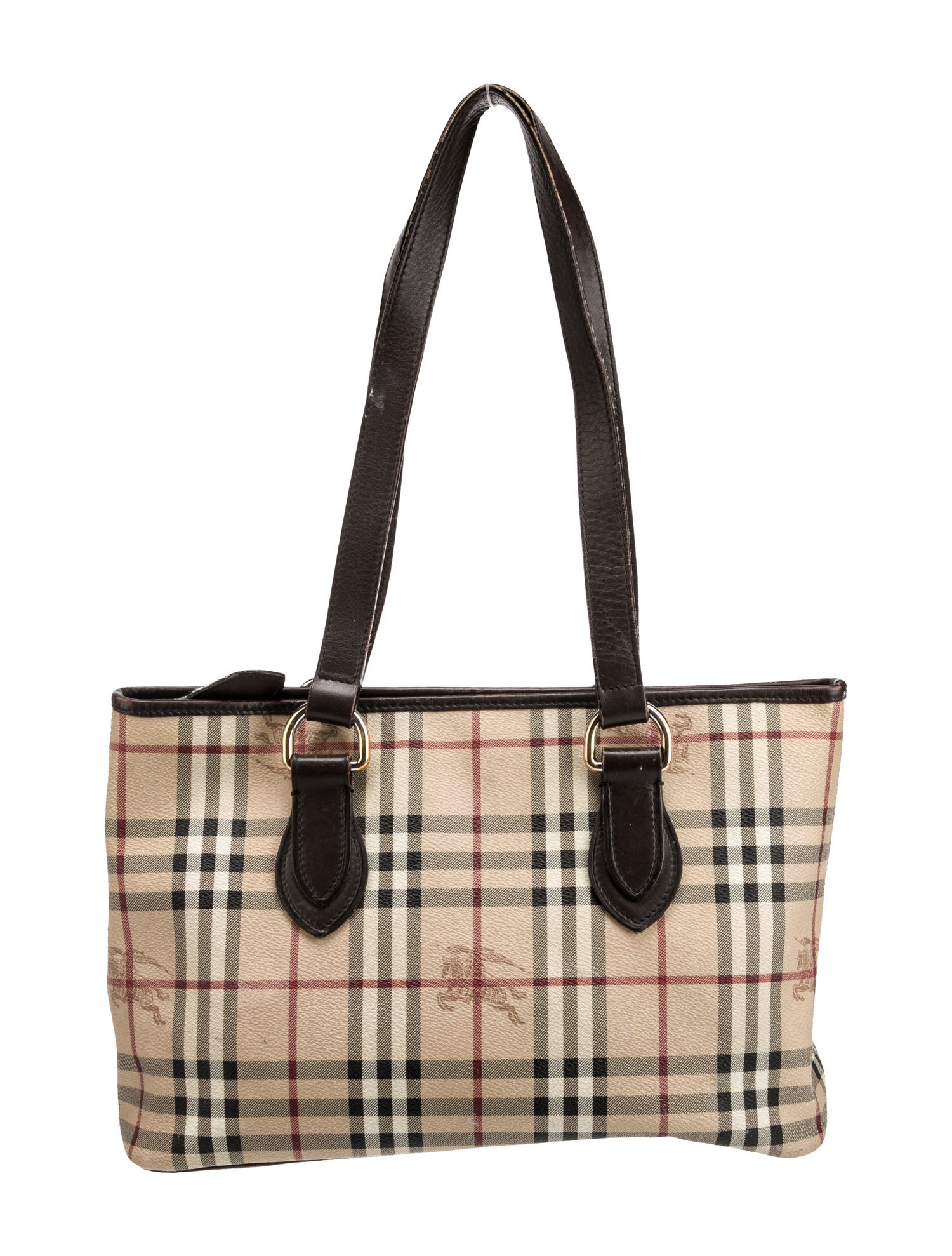Burberry Haymarket Check Shoulder Bag