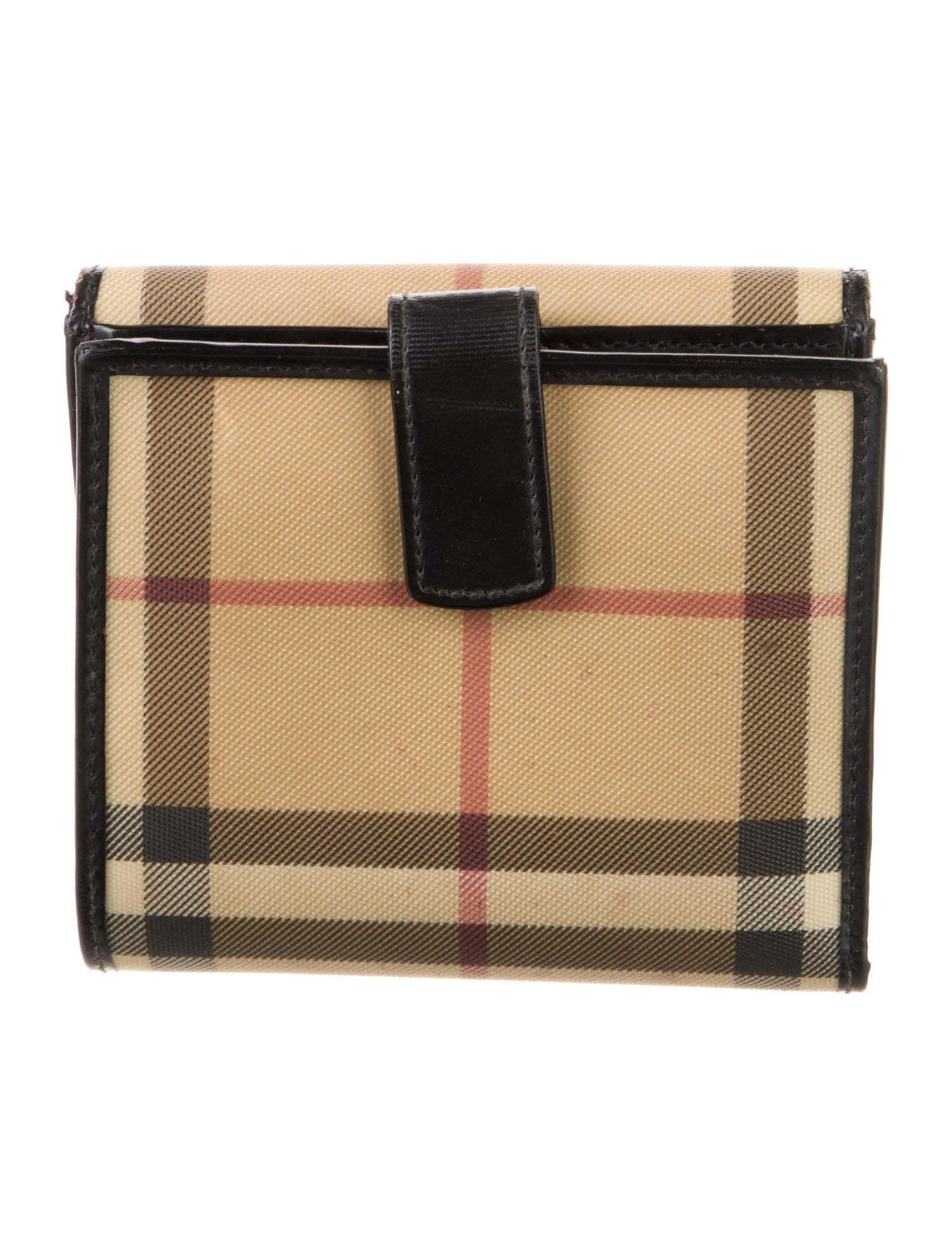 Burberry Nova Check Pattern Compact Wallet
