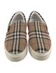 Burberry House Check Pattern Canvas Sneakers