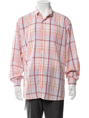 Burberry London Casual Shirts Abstract Check Long Sleeve Shirt XL