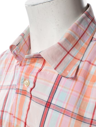 Burberry London Abstract Check Long Sleeve Shirt