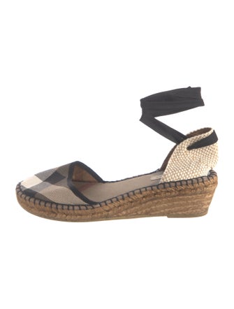 Burberry Canvas Printed Espadrilles