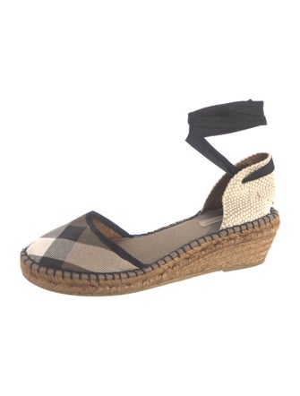Burberry Canvas Printed Espadrilles