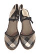 Burberry Canvas Printed Espadrilles