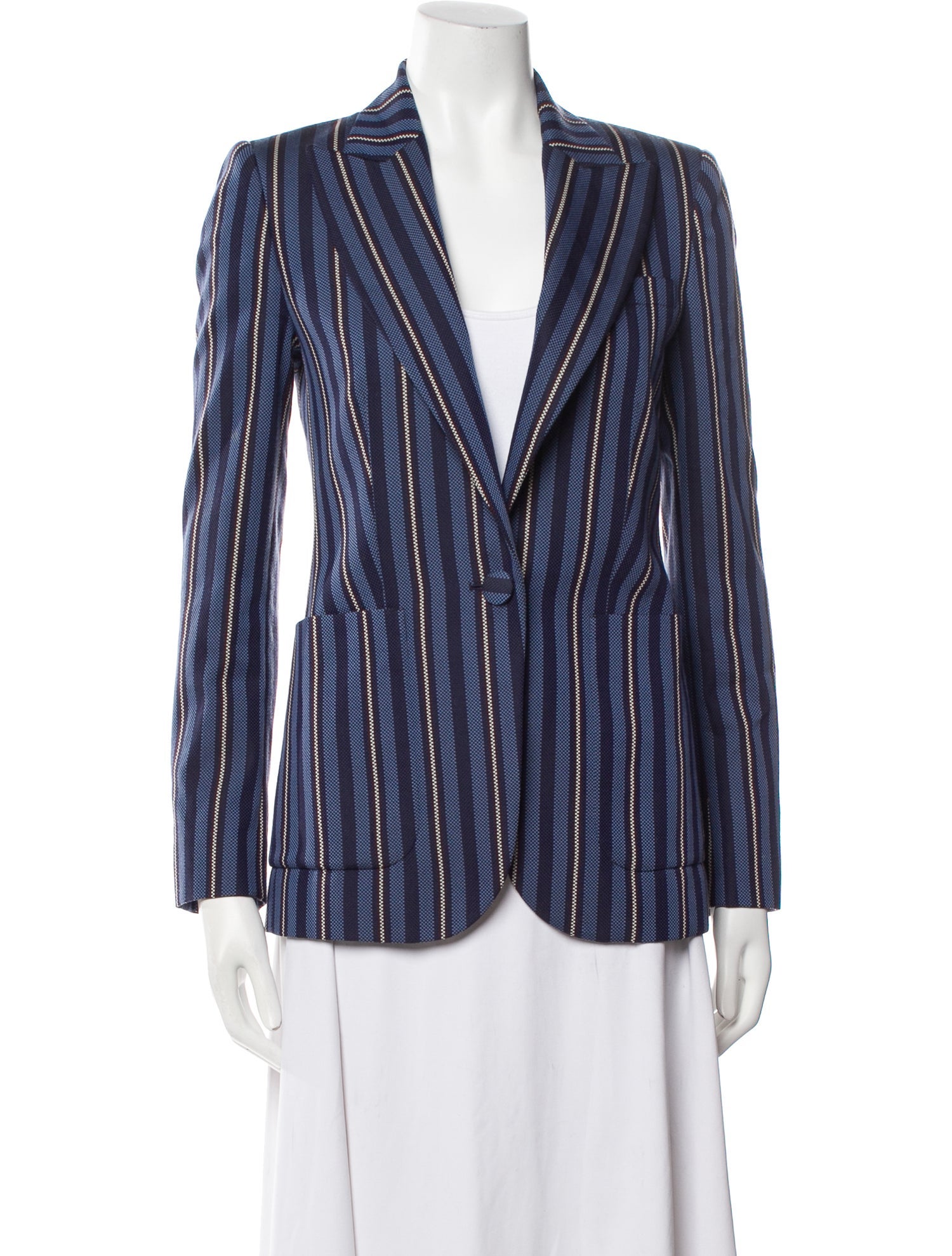 Burberry Wool Striped Blazer