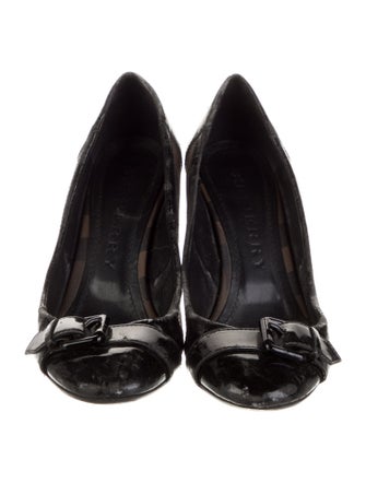 Burberry Exploded Check Pattern Pumps