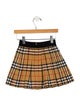 Burberry Pattern Print Skirt