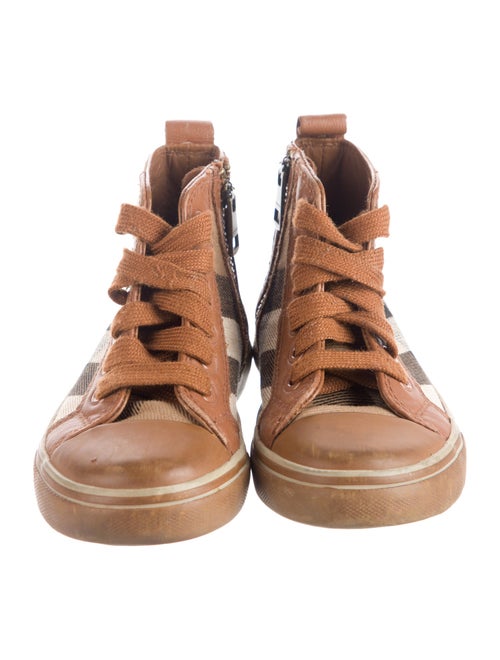 Burberry High Top Canvas Sneaker
