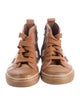 Burberry High Top Canvas Sneaker