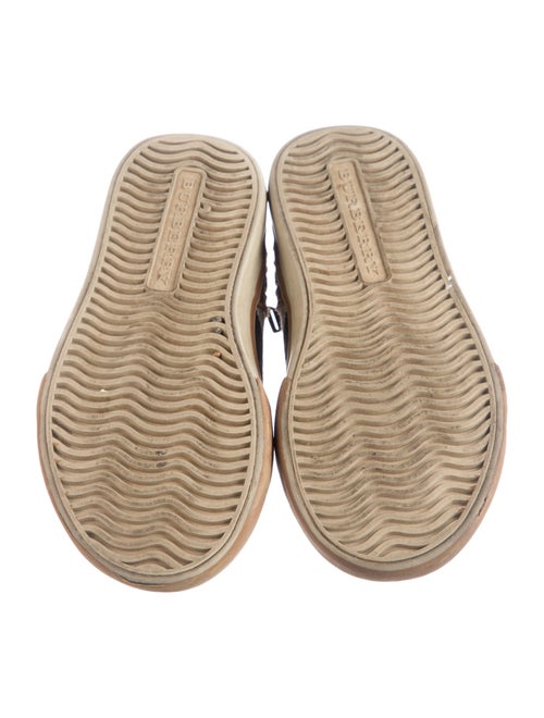 Burberry High Top Canvas Sneaker