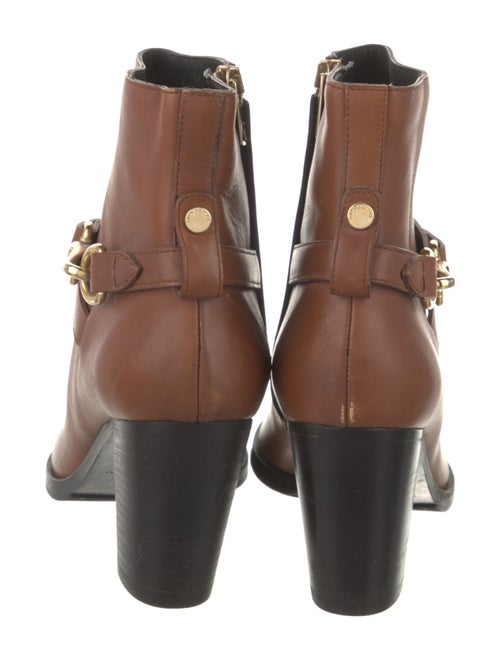 Burberry Nova Check Pattern Leather Boots