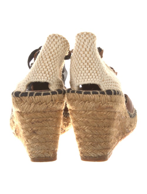 Burberry Canvas Plaid Print Slingback Pumps