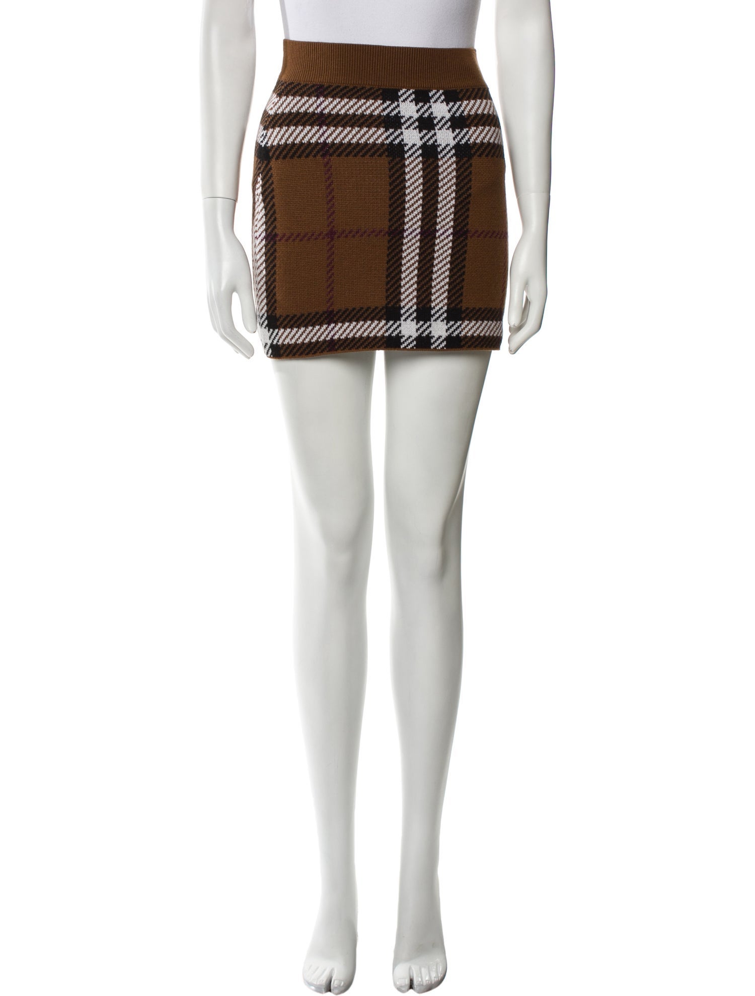 Burberry Wool Mini Skirt
