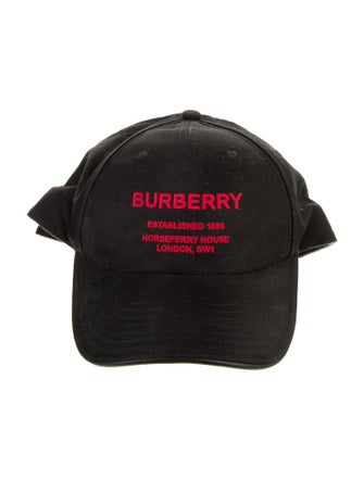 Burberry Black Pattern Size L Hat