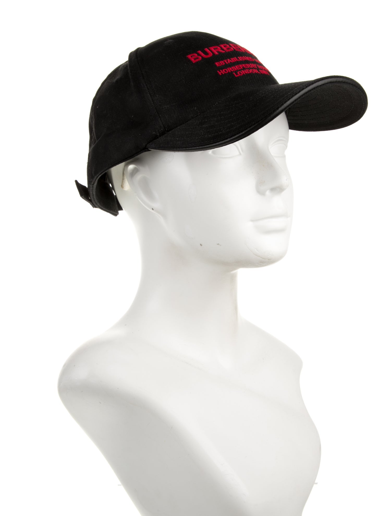 Burberry Black Pattern Size L Hat