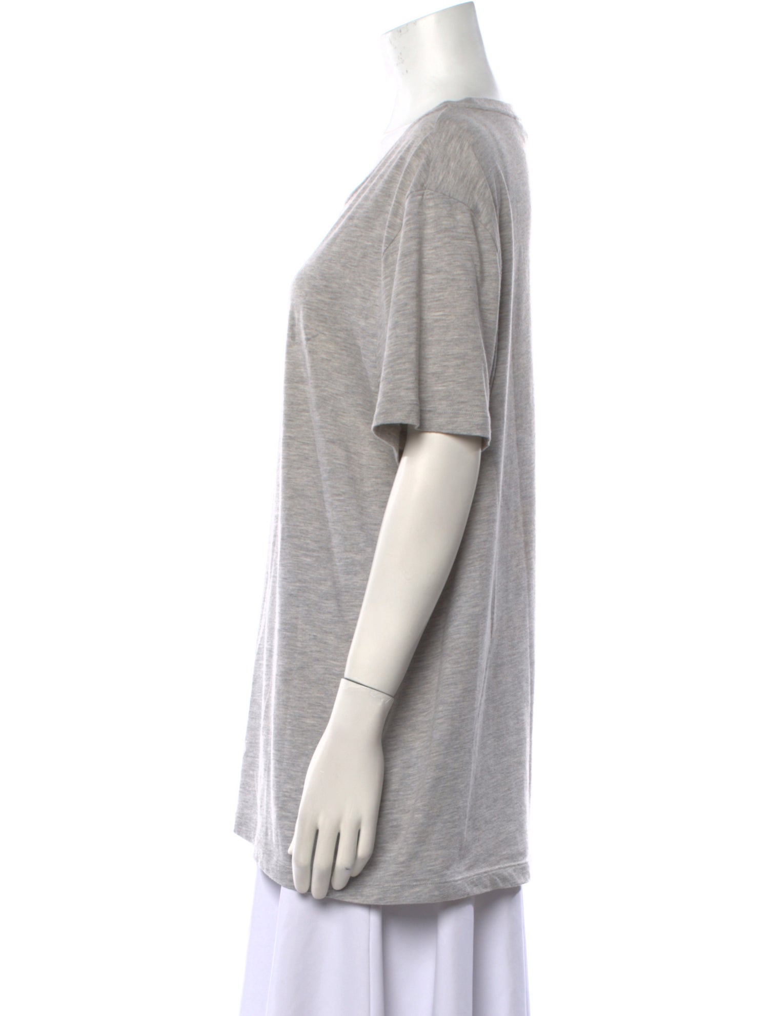 Burberry Scoop Neck Short Sleeve T-Shirt