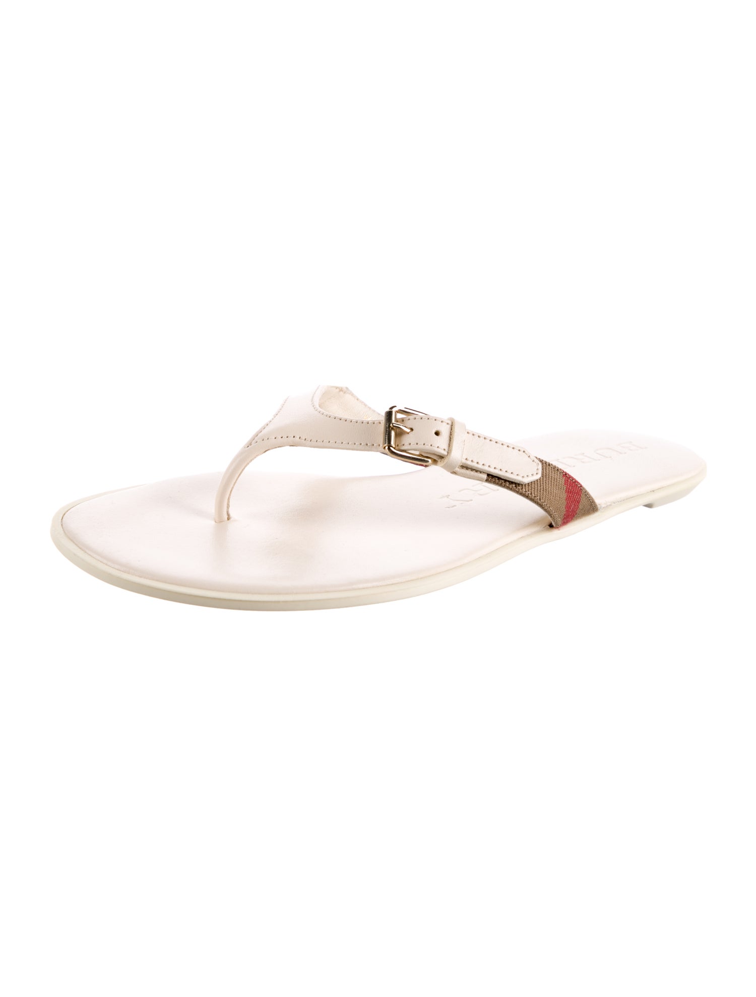 Burberry Leather Slides