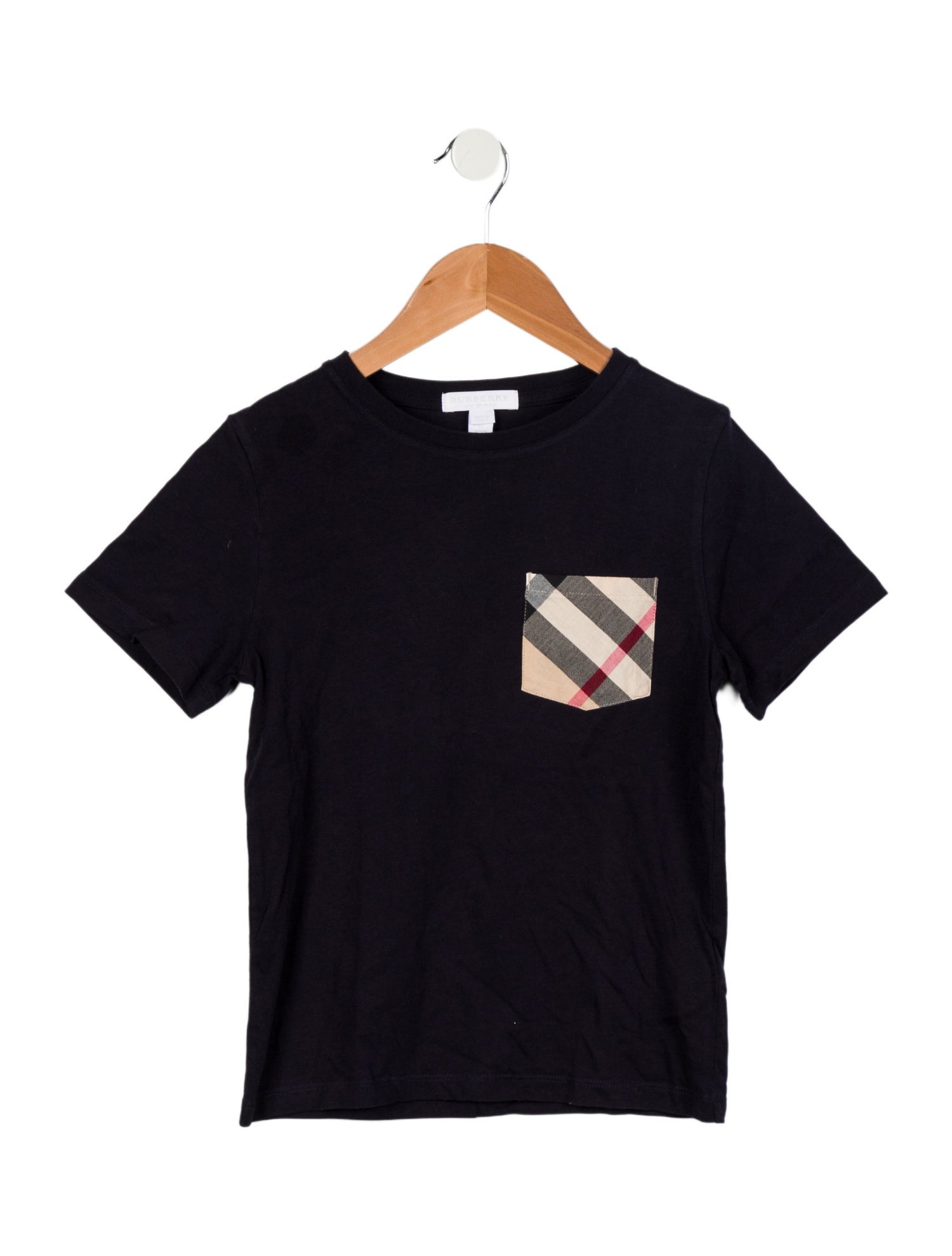 Burberry Boys' Solid Short Sleeve T-Shirt
