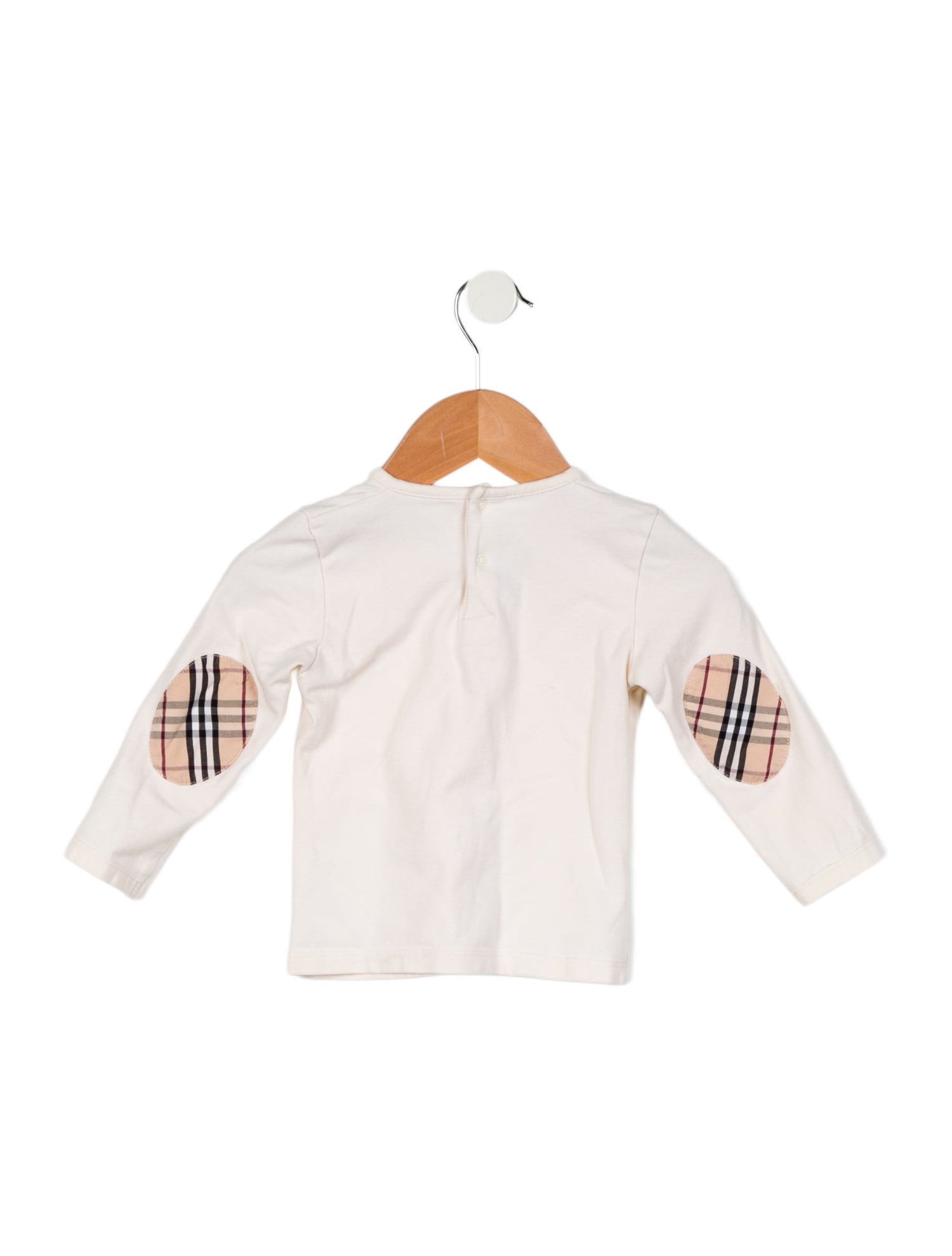 Burberry Infant Girls' Solid Long Sleeve Top