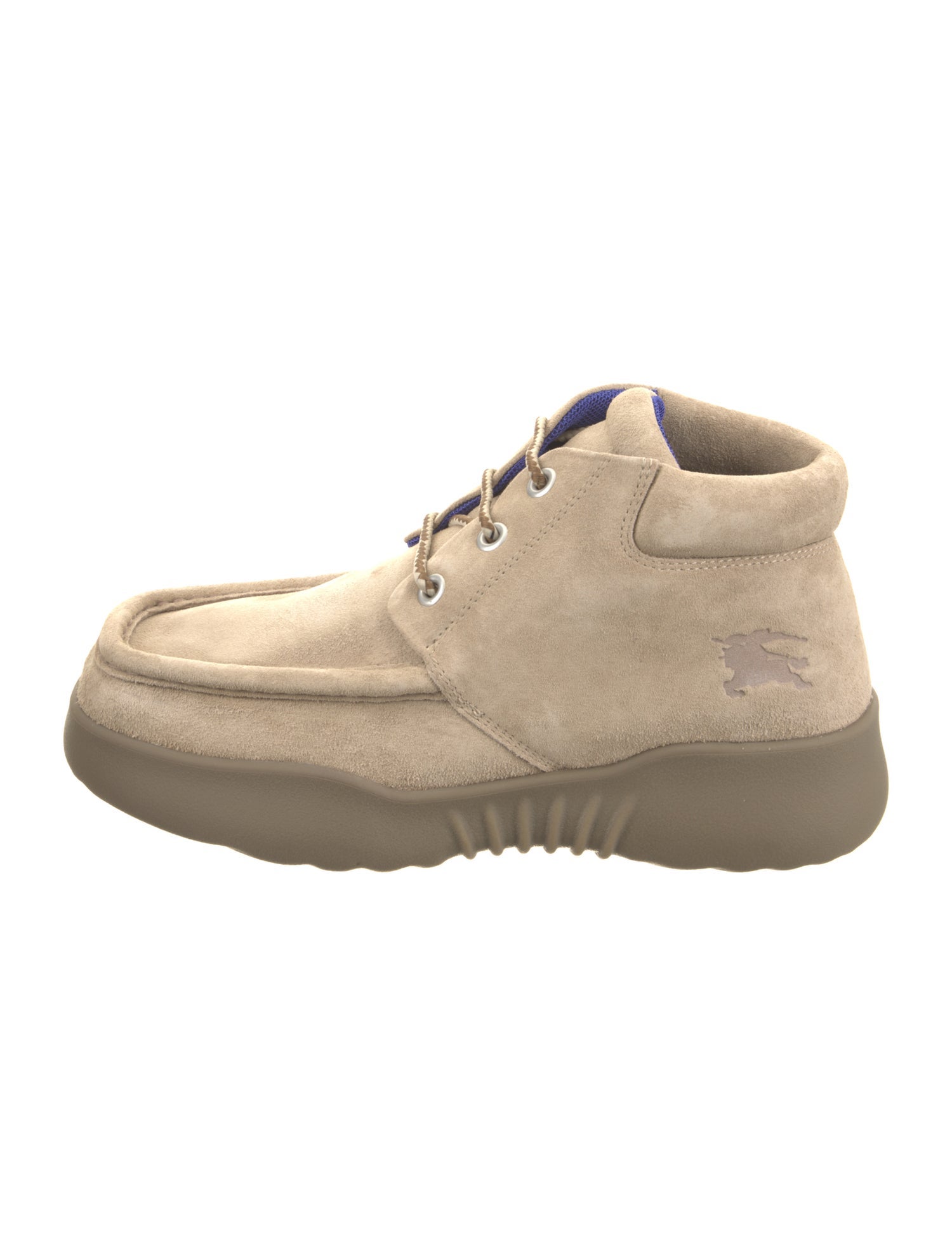 Burberry Suede Lace-Up Boots