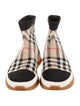 Burberry Kids' Checkprint High Top Shoes