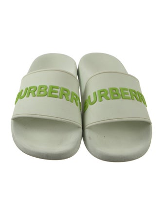 Burberry Rubber Printed Slides