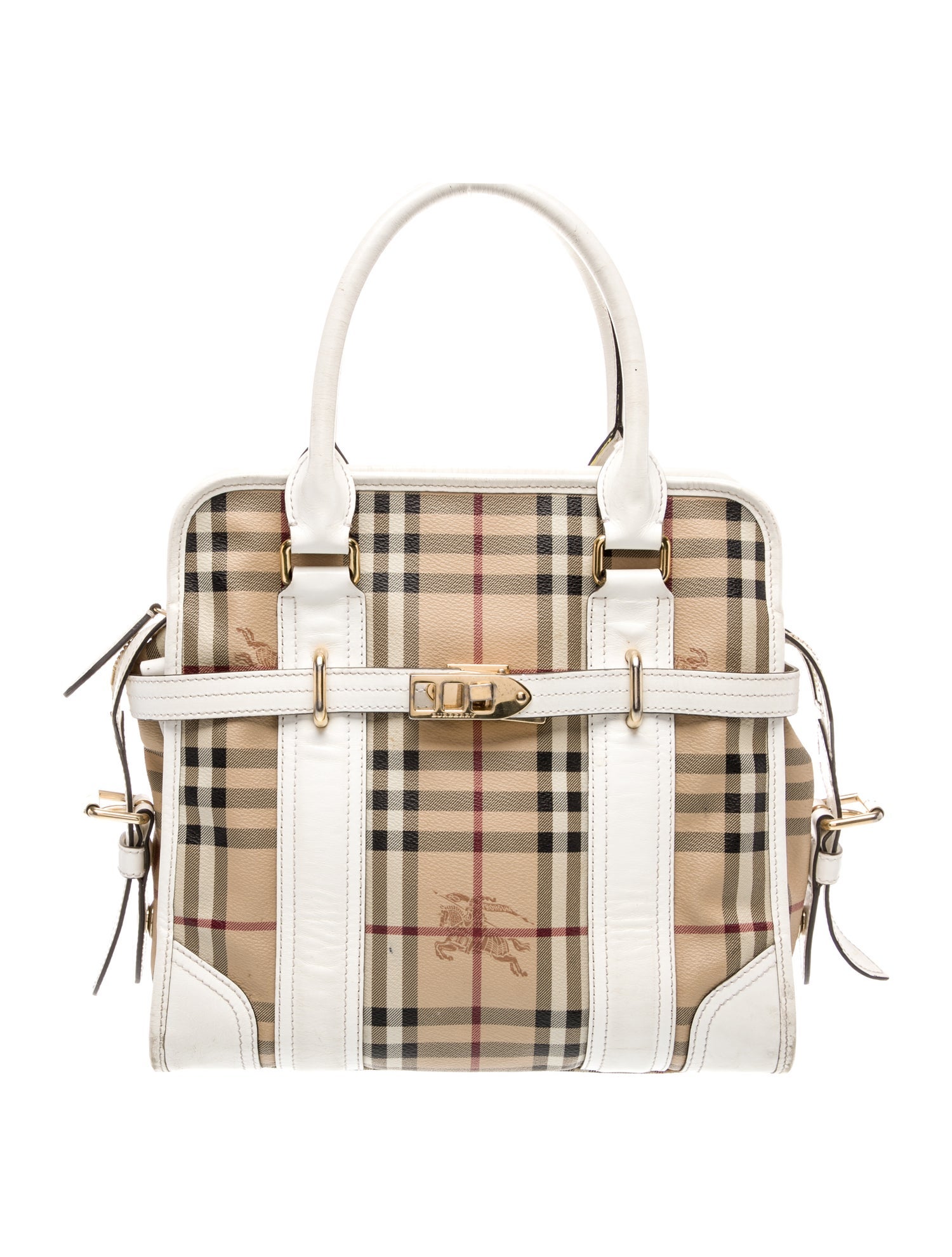 Burberry House Check Top Handle Bag