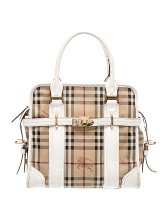 Burberry House Check Top Handle Bag