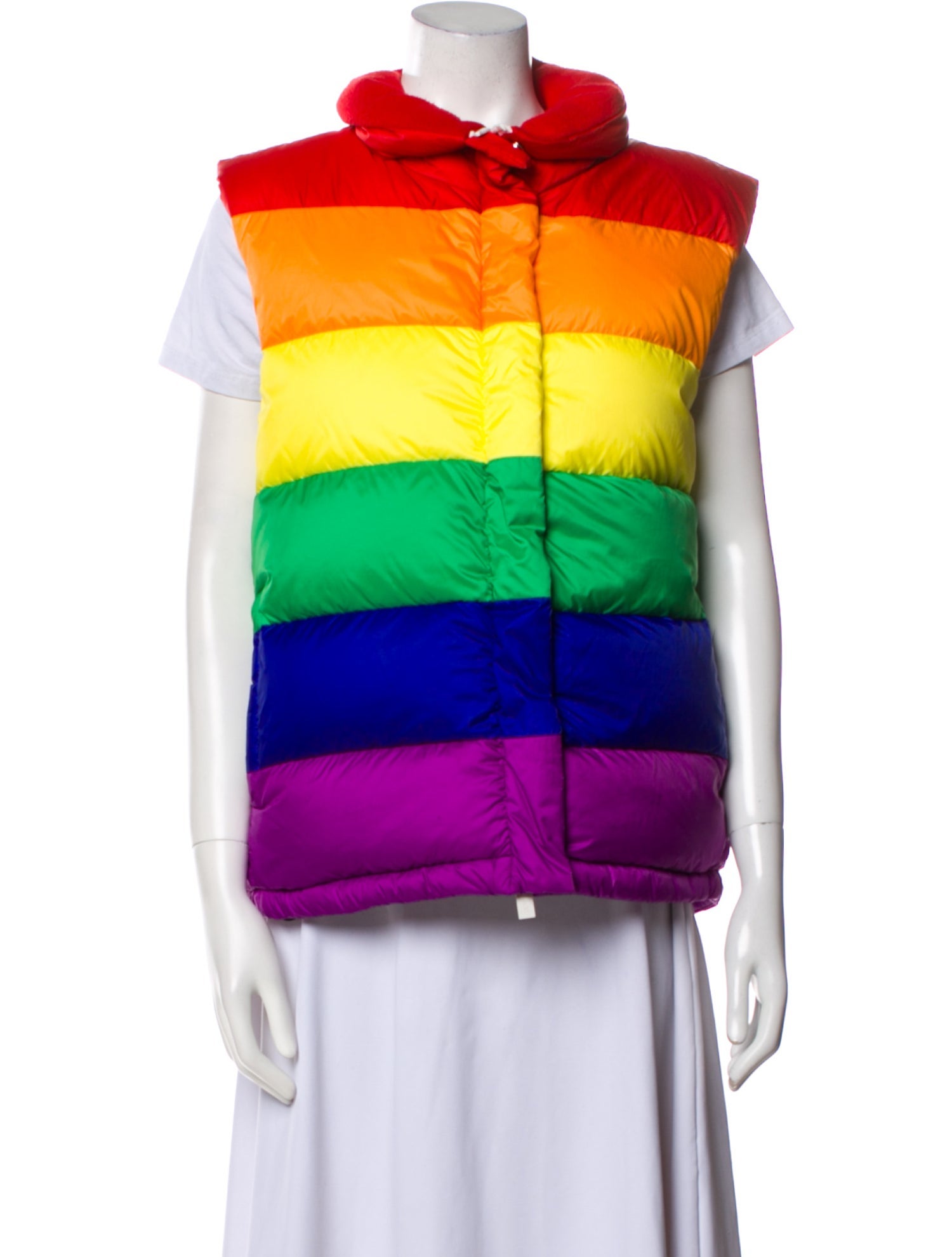 Burberry Striped Down Jacket