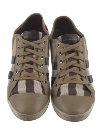 Burberry Canvas Printed Sneakers