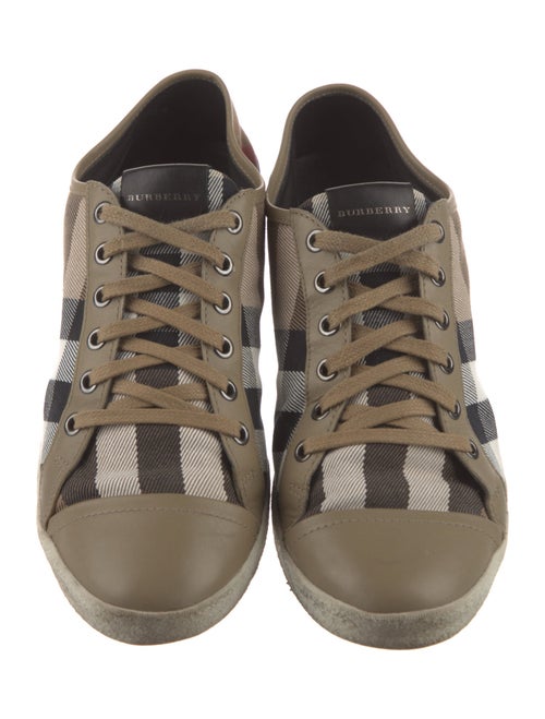 Burberry Canvas Printed Sneakers