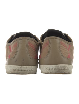 Burberry Canvas Printed Sneakers