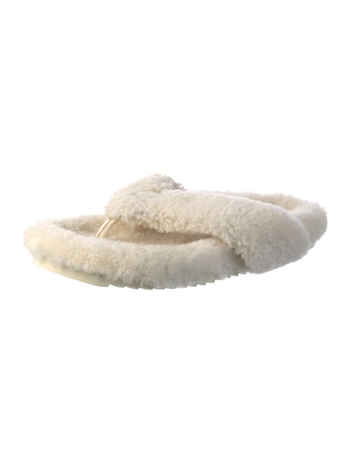 Burberry Faux Fur Slides
