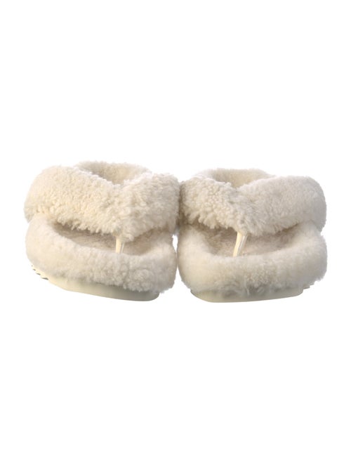 Burberry Faux Fur Slides