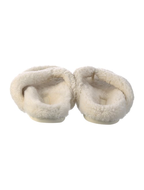 Burberry Faux Fur Slides