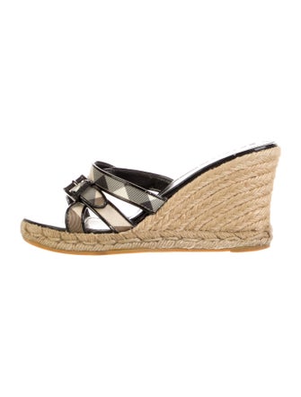 Burberry Canvas Printed Espadrilles