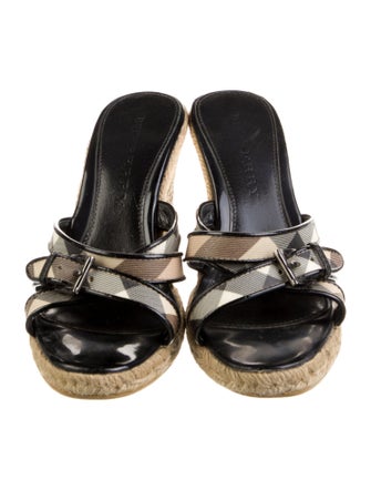 Burberry Canvas Printed Espadrilles