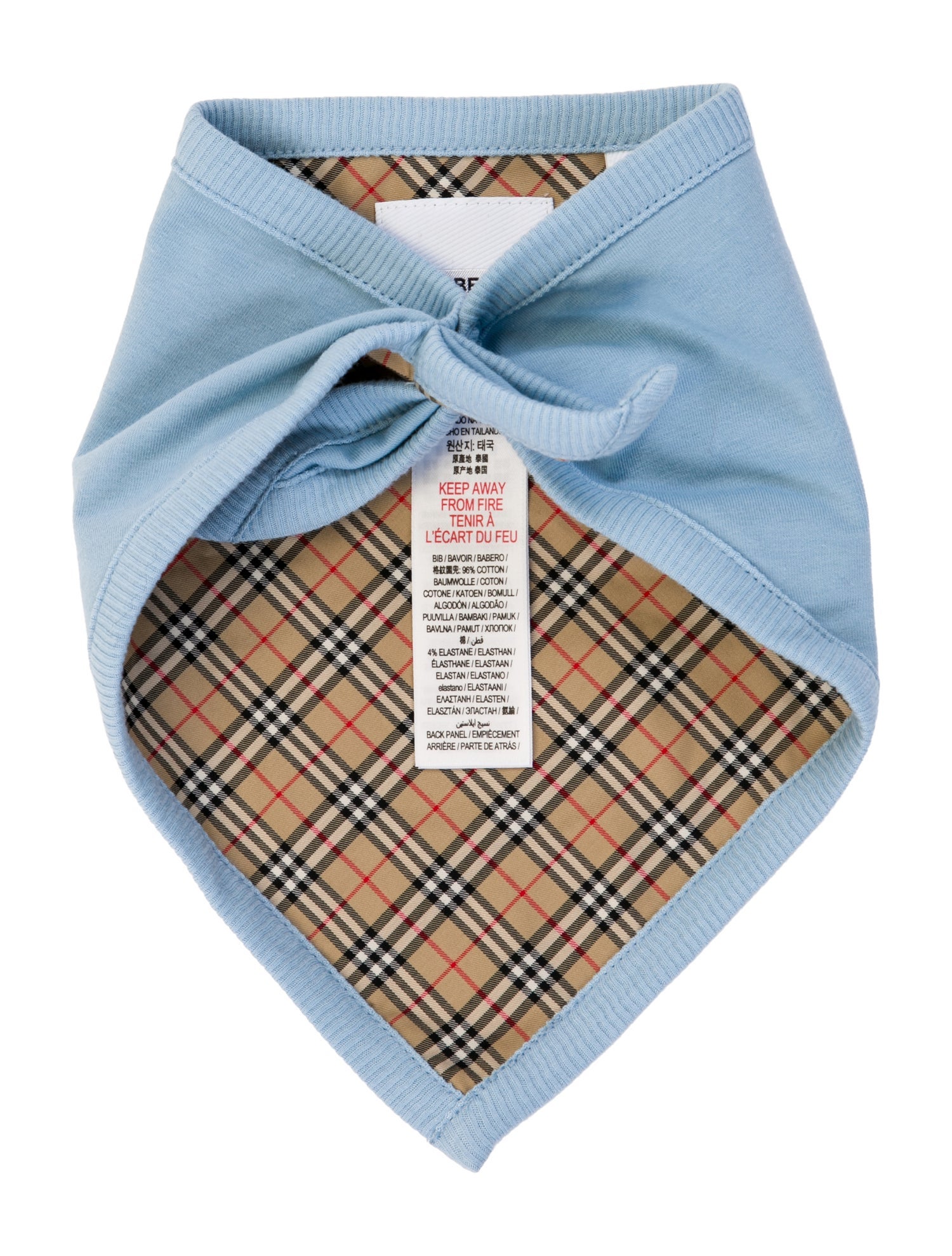 Burberry Infant Boys' Solid Bib
